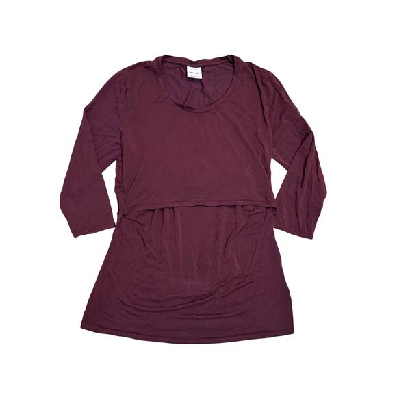 Boob Tops - Boob Design 3/4 Sleeve Nursing Top Size Large